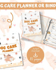 🧡 Dog Care Planner | 85-Page Printable Pet Binder | Digital Download for Puppy Parents