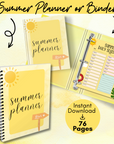 ☀️ 76-Page Summer Planner & Activity Binder for Kids