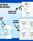 Tooth Fairy Printable Kit + Coloring Pages | PLR | MRR | Editable Canva Templates + PDF | Start a Kid Printables Side Hustle