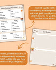 🧡 Dog Care Planner | 85-Page Printable Pet Binder | Digital Download for Puppy Parents