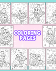 Tooth Fairy Printable Kit + Coloring Pages | PLR | MRR | Editable Canva Templates + PDF | Start a Kid Printables Side Hustle