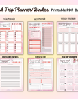 Road Trip Planner / Kids Travel Games – Printable PDF Bundle