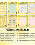 ☀️ 76-Page Summer Planner & Activity Binder for Kids