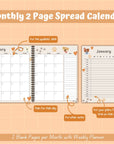 🧡 Dog Care Planner | 85-Page Printable Pet Binder | Digital Download for Puppy Parents