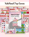 Road Trip Planner / Kids Travel Games – Printable PDF Bundle