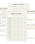 Creative Business Planner and Organizer - Instant Download