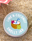 Lime & Coconut Smelly Jar