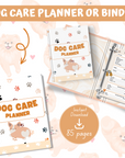 Dog Care Planner Digital Download