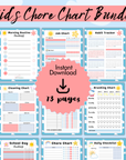 Kids Chore Chart Bundle