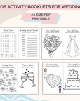 Kids Wedding Activity Booklet Digital Download