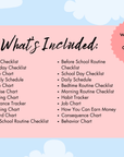 Kids Chore Chart Bundle