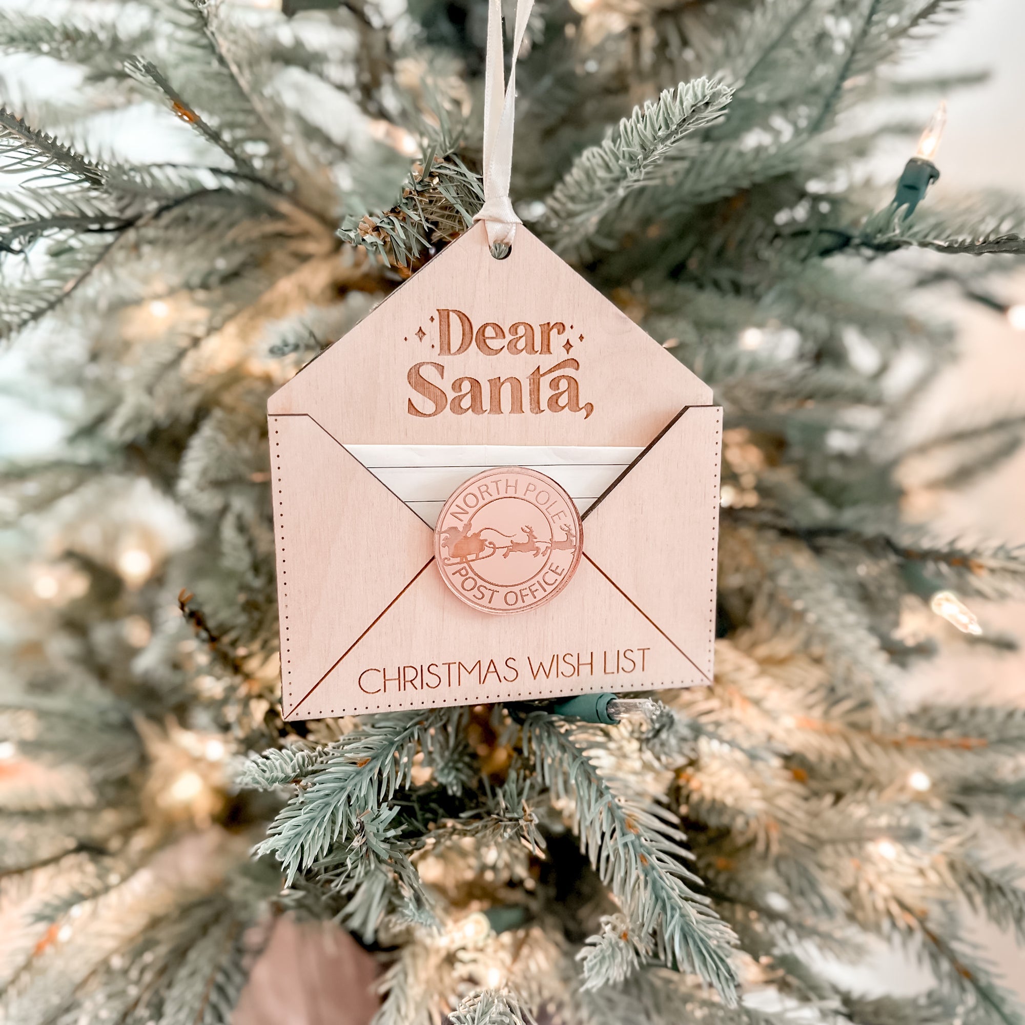 Dear Santa Personalized Ornament