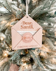 Dear Santa Personalized Ornament