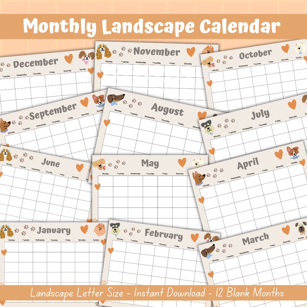 🧡 Dog Care Planner | 85-Page Printable Pet Binder | Digital Download for Puppy Parents