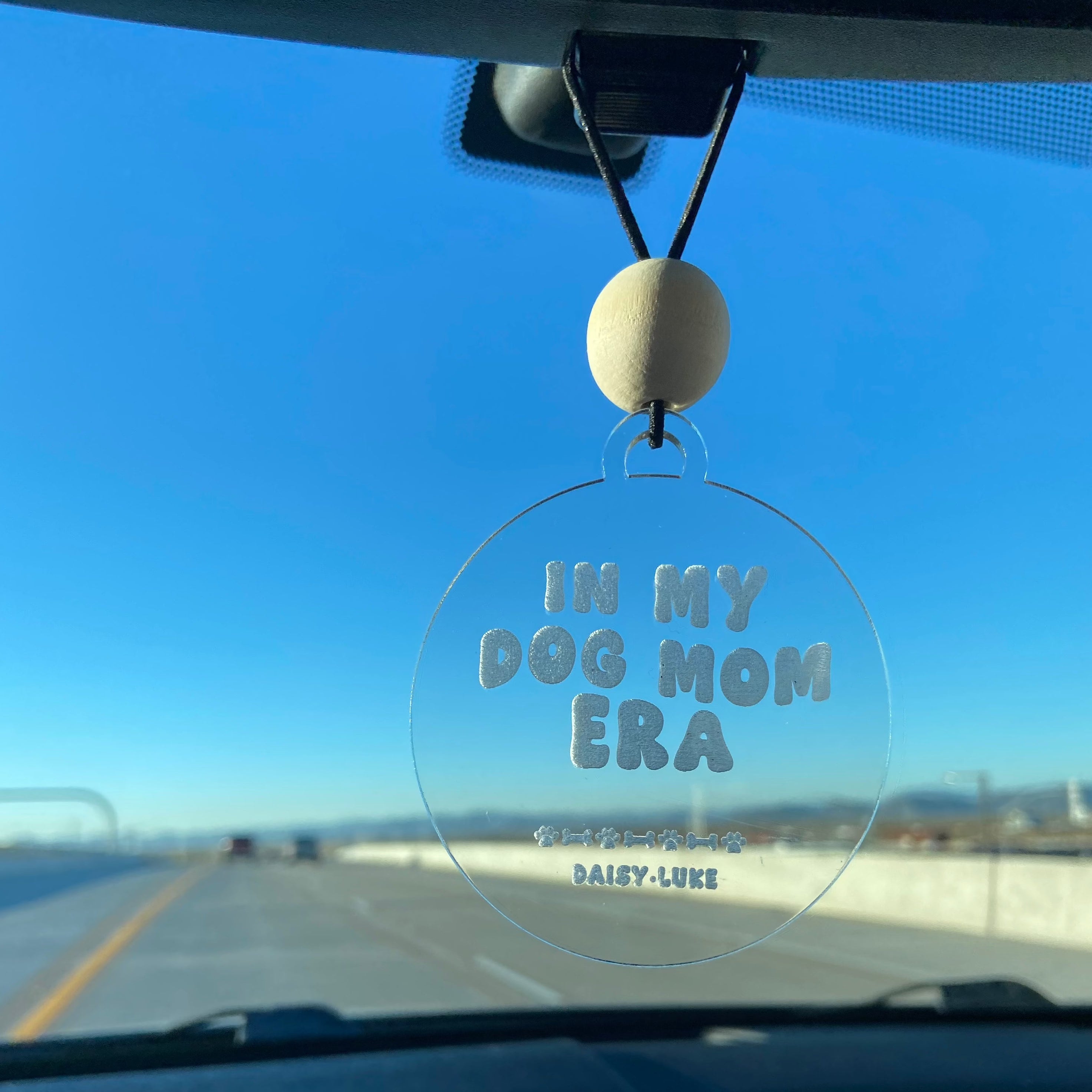 Personalized Dog Mom Era Car Charm