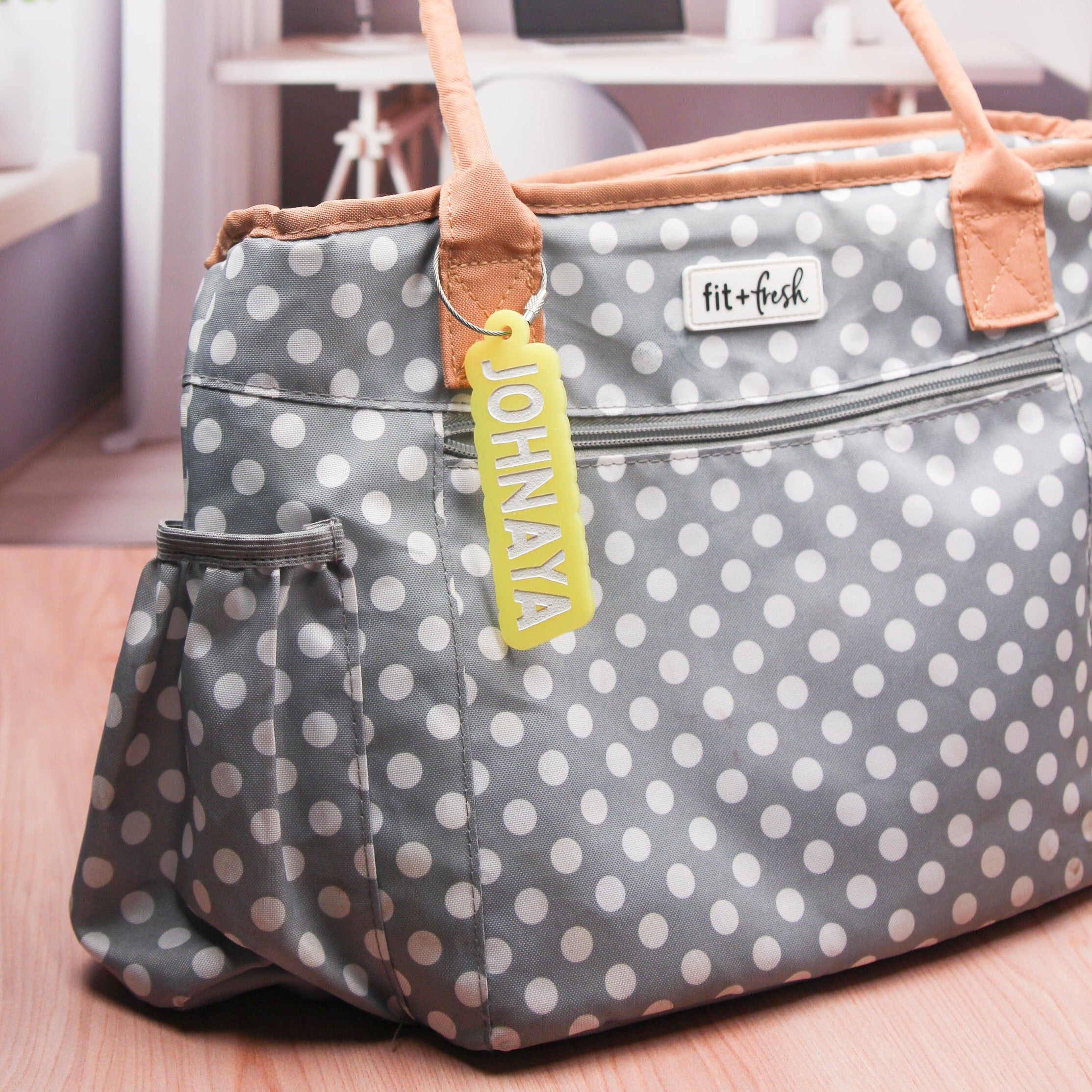 Name engraved hotsell diaper bags