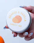 Orange and Vanilla Smelly Car Jar