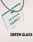 Personalized Discreet Engraved  Acrylic Luggage Name Tag